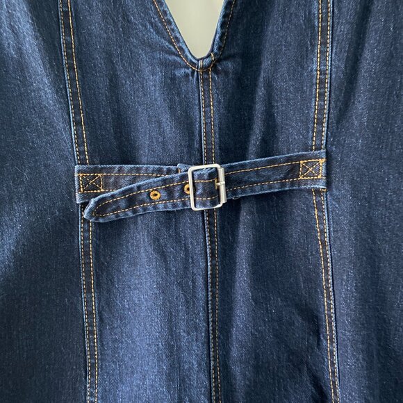 NWOT Anthropologie Pilcro Denim Midi Vest Dress - Picture 10 of 12